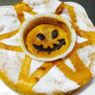 ハロウィン☆かぼちゃのチーズケーキ